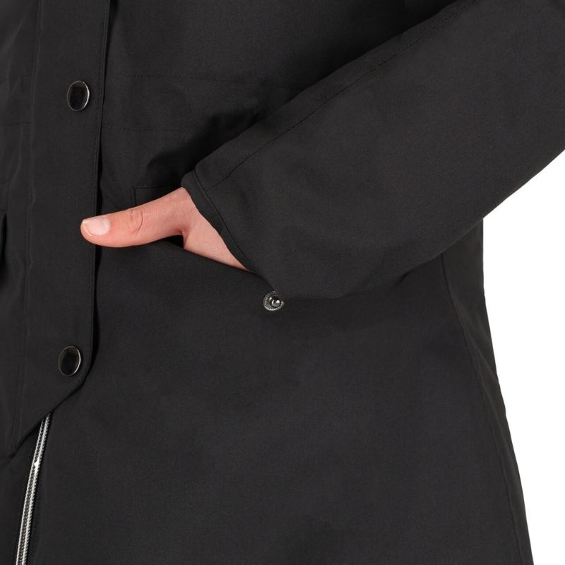 Kurtka Parka Dzieci/Junior Linde Waterproof Czarna