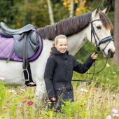 Kurtka Parka Dzieci/Junior Linde Waterproof Czarna Kurtka Parka Dzieci/Junior Linde Waterproof Czarna