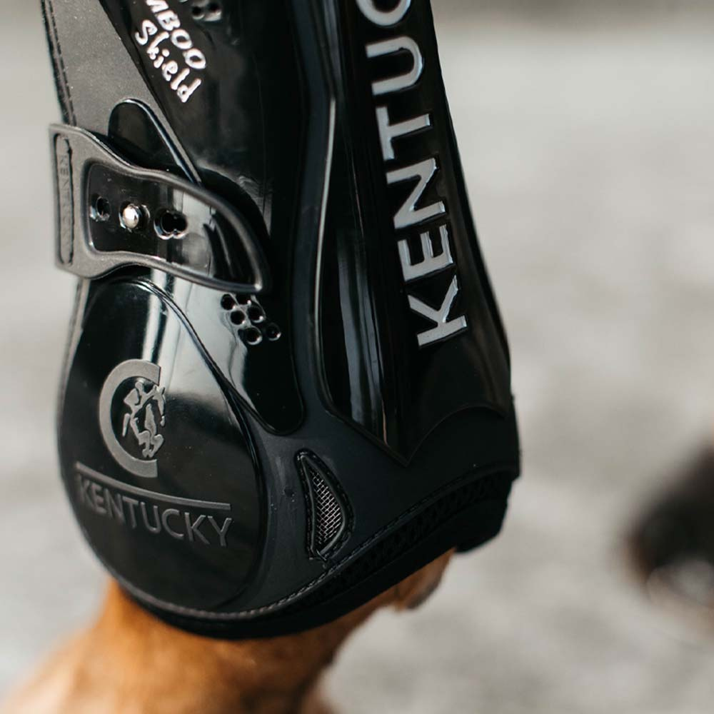 Ochraniacze skokowe przód Bamboo Shield Czarne