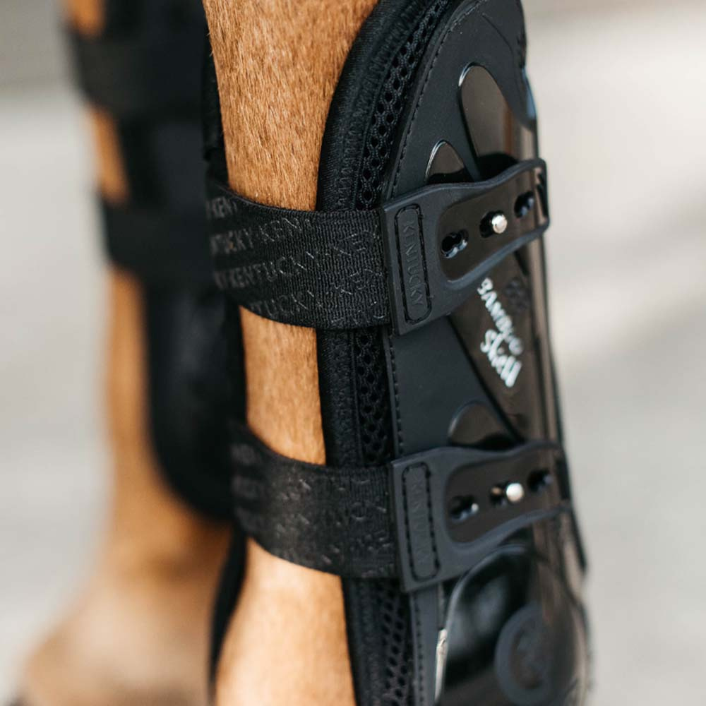 Ochraniacze skokowe przód Bamboo Shield Czarne