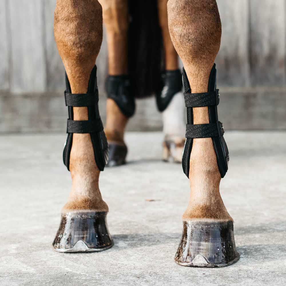 Ochraniacze skokowe przód Bamboo Shield Czarne