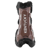 Ochraniacze skokowe przód Vegan Sheepskin Bamboo Elastic Brązowo/Czarne Ochraniacze skokowe przód Vegan Sheepskin Bamboo Elastic Brązowo/Czarne