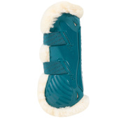 Ochraniacze skokowe przód Vegan Sheepskin Bamboo Elastic Szmaragdowa zieleń Ochraniacze skokowe przód Vegan Sheepskin Bamboo Elastic Szmaragdowa zieleń