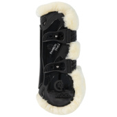 Ochraniacze skokowe przód Sheepskin Bamboo Shield Shield Czarne Ochraniacze skokowe przód Sheepskin Bamboo Shield Shield Czarne