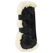 Ochraniacze skokowe przód Sheepskin Bamboo Shield Shield Czarne Ochraniacze skokowe przód Sheepskin Bamboo Shield Shield Czarne