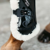 Ochraniacze skokowe przód Sheepskin Bamboo Shield Shield Czarne Ochraniacze skokowe przód Sheepskin Bamboo Shield Shield Czarne