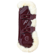 Ochraniacze skokowe przód Vegan Sheepskin Bamboo Elastic Bordowe Ochraniacze skokowe przód Vegan Sheepskin Bamboo Elastic Bordowe