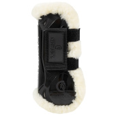 Ochraniacze skokowe przód Vegan Sheepskin Velcro Czarne Ochraniacze skokowe przód Vegan Sheepskin Velcro Czarne