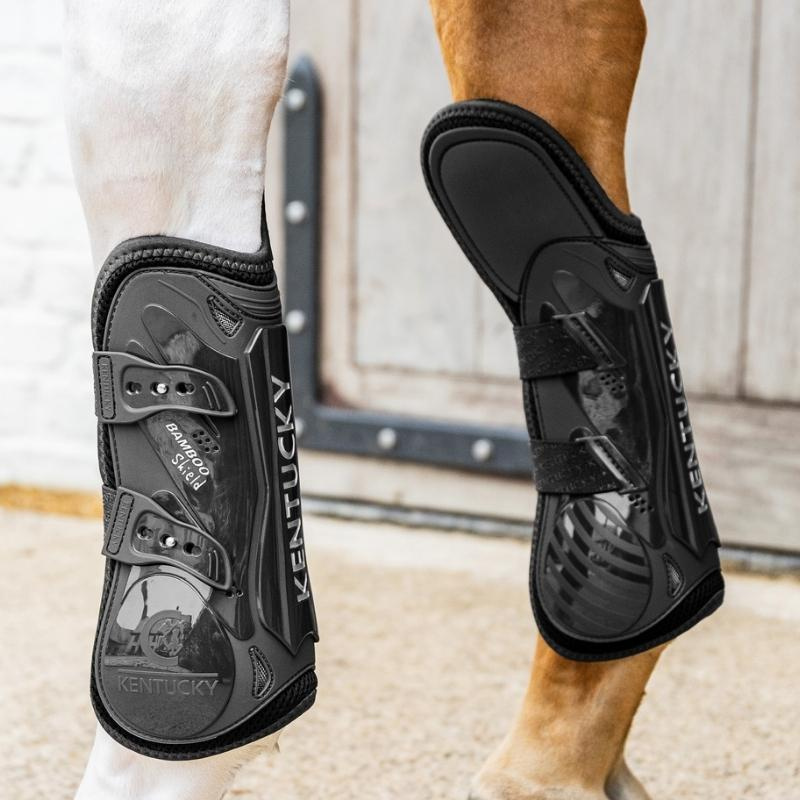 Ochraniacze Bamboo Shield Elastic Knee Protection Czarne