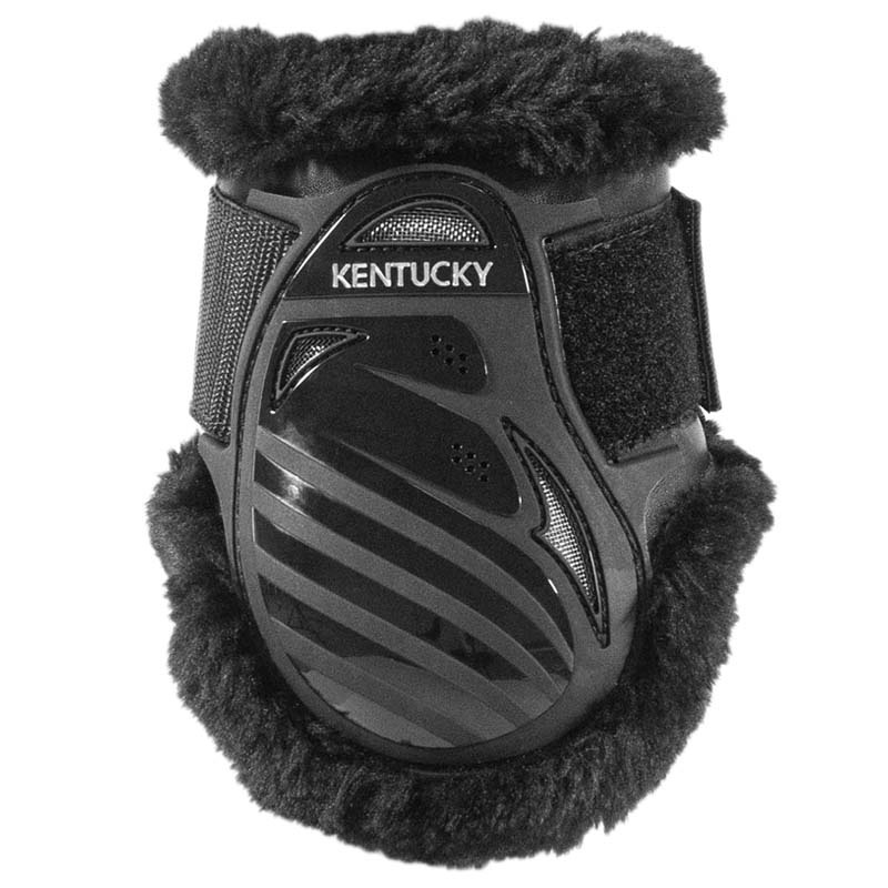 Ochraniacze skokowe tył Young Vegan Sheepskin Czarne