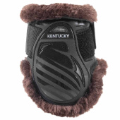 Ochraniacze skokowe tył Young Vegan Sheepskin Czarno/Brązowe Ochraniacze skokowe tył Young Vegan Sheepskin Czarno/Brązowe