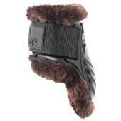 Ochraniacze skokowe tył Young Vegan Sheepskin Czarno/Brązowe Ochraniacze skokowe tył Young Vegan Sheepskin Czarno/Brązowe