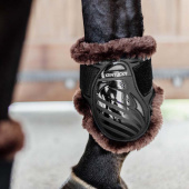 Ochraniacze skokowe tył Young Vegan Sheepskin Czarno/Brązowe Ochraniacze skokowe tył Young Vegan Sheepskin Czarno/Brązowe