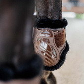 Ochraniacze skokowe tył Young Vegan Sheepskin Brązowo/Czarne Ochraniacze skokowe tył Young Vegan Sheepskin Brązowo/Czarne