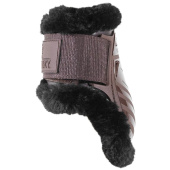 Ochraniacze skokowe tył Young Vegan Sheepskin Brązowo/Czarne Ochraniacze skokowe tył Young Vegan Sheepskin Brązowo/Czarne