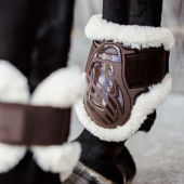Ochraniacze skokowe tył Sheepskin Shield Brązowe Ochraniacze skokowe tył Sheepskin Shield Brązowe