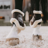 Ochraniacze skokowe tył Sheepskin Shield Brązowe Ochraniacze skokowe tył Sheepskin Shield Brązowe