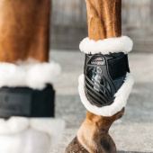 Ochraniacze skokowe tył Sheepskin Shield Czarne Ochraniacze skokowe tył Sheepskin Shield Czarne