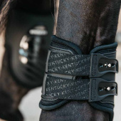 Ochraniacze skokowe tył Elastic Czarne Ochraniacze skokowe tył Elastic Czarne