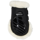 Ochraniacze skokowe tył Elastic Vegan Sheepskin Czarne Ochraniacze skokowe tył Elastic Vegan Sheepskin Czarne
