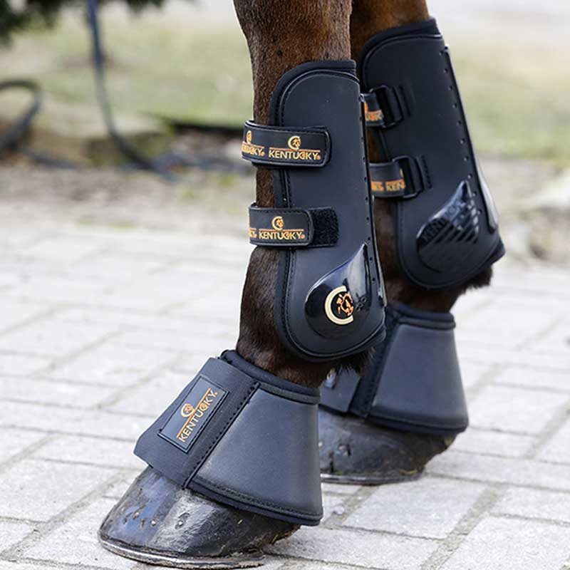 Kaloszki skóra syntetyczna Czarne