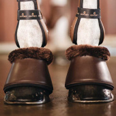 Kaloszki skóra syntetyczna Sheepskin Brązowe Kaloszki skóra syntetyczna Sheepskin Brązowe