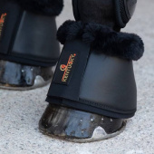 Kaloszki skóra syntetyczna Sheepskin Czarne Kaloszki skóra syntetyczna Sheepskin Czarne