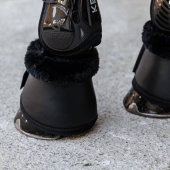 Kaloszki skóra syntetyczna Sheepskin Czarne Kaloszki skóra syntetyczna Sheepskin Czarne