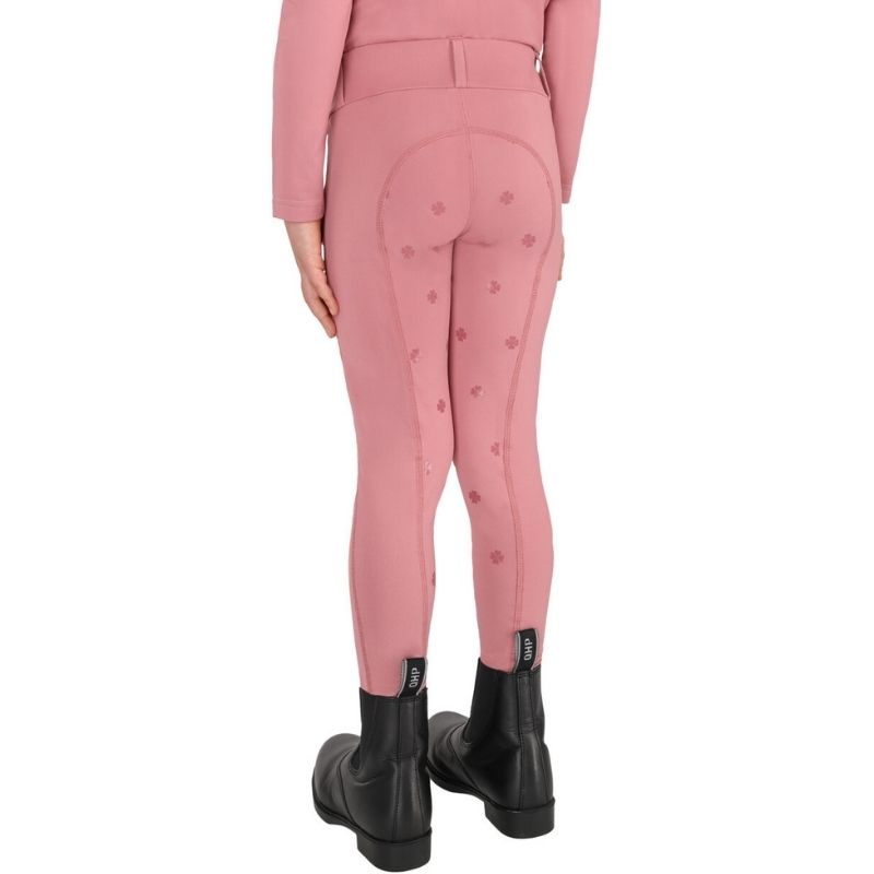 Legginsy jeździeckie Dzieci/Junior Lucky Start Full Grip Różowe
