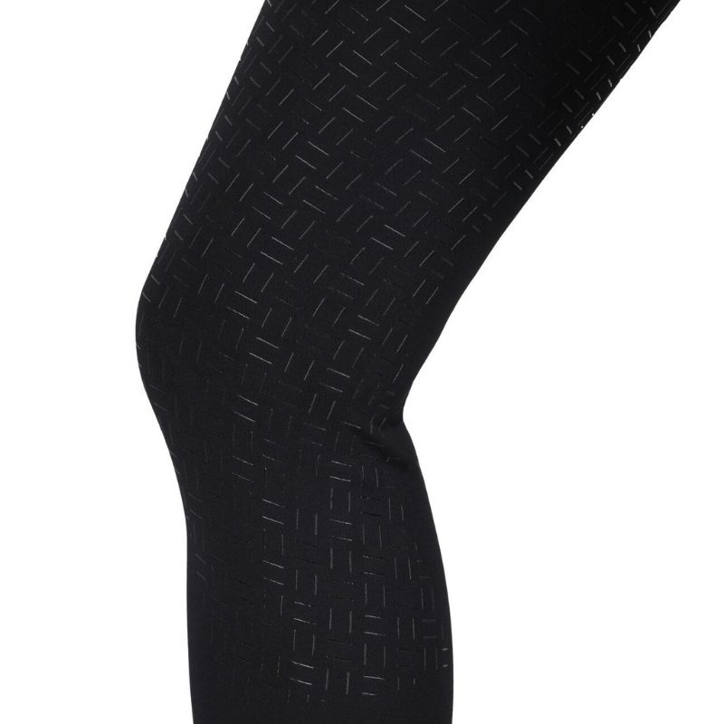Legginsy jeździeckie Valletta Full Grip Czarne