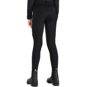 Legginsy jeździeckie Dzieci/Junior Valletta Full Grip Czarne Legginsy jeździeckie Dzieci/Junior Valletta Full Grip Czarne