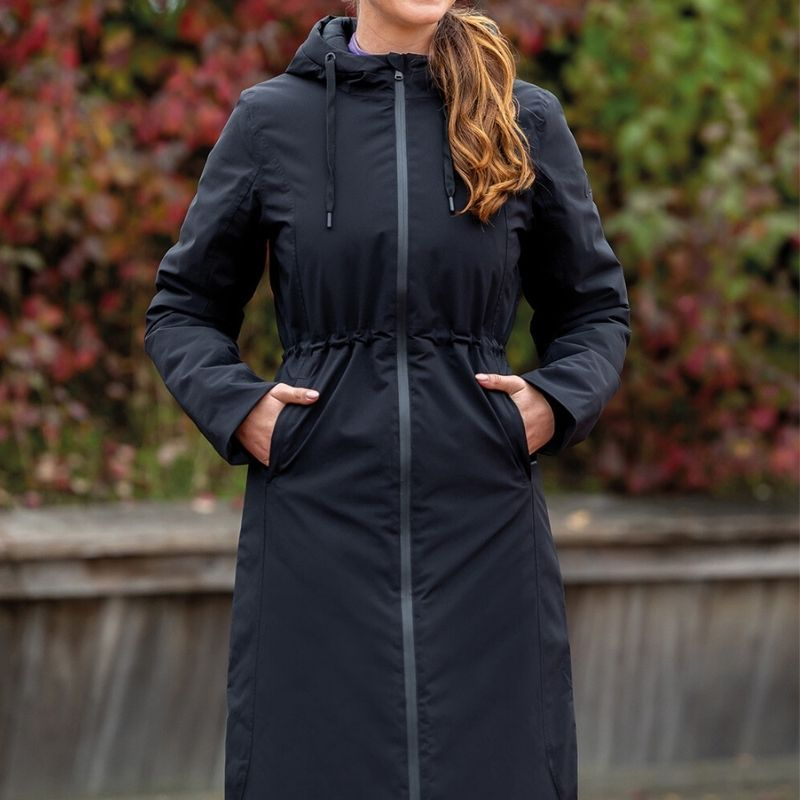 Płaszcz jeździecki Livora Waterproof Czarny