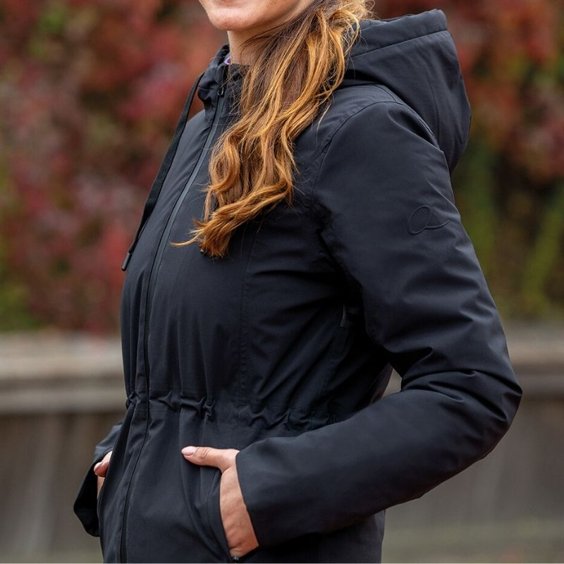 Płaszcz jeździecki Livora Waterproof Czarny