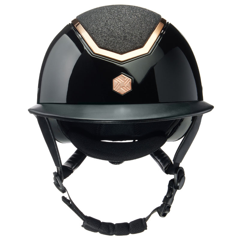 Kask Kylo Gloss Glitter Wide Peak Czarny/Rose Gold