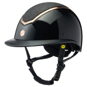 Kask MIPS Kylo Gloss Glitter Wide Peak Czarny/Rose Gold Kask MIPS Kylo Gloss Glitter Wide Peak Czarny/Rose Gold