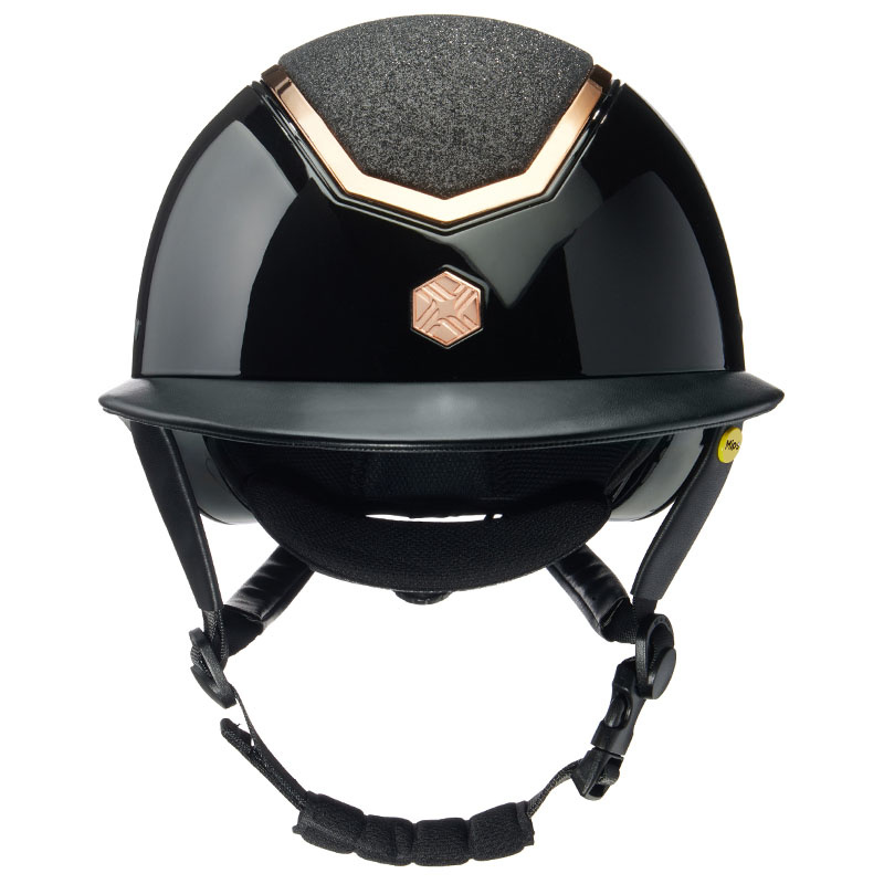 Kask MIPS Kylo Gloss Glitter Wide Peak Czarny/Rose Gold