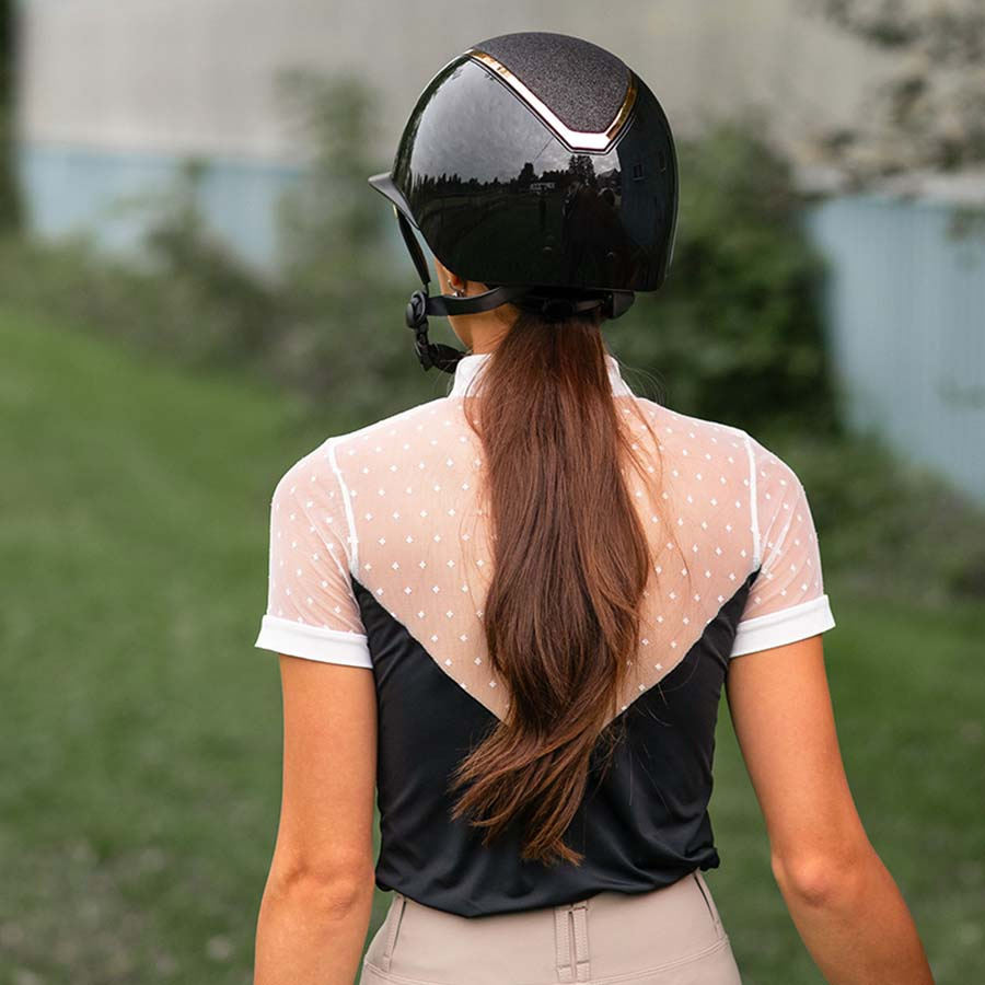 Kask MIPS Kylo Gloss Glitter Wide Peak Czarny/Rose Gold