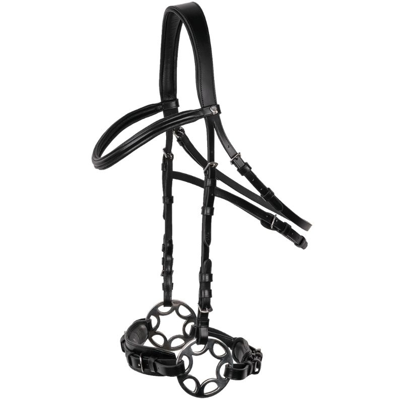 Ogłowie Hackamore Sensitive X-Line Czarne