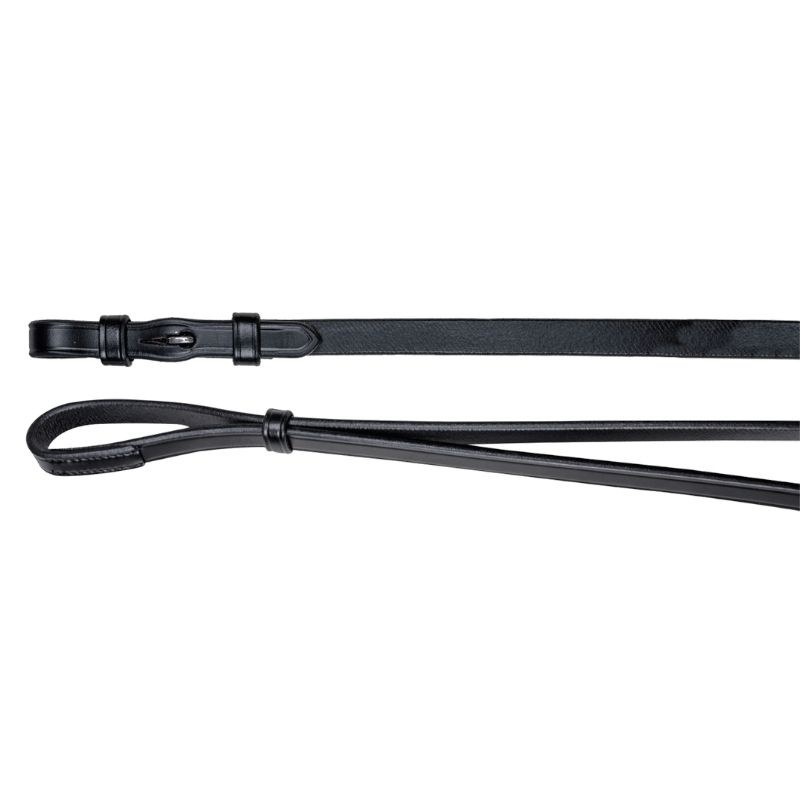 Wodze munsztukowe Leather 12mm Hooks Czarne 