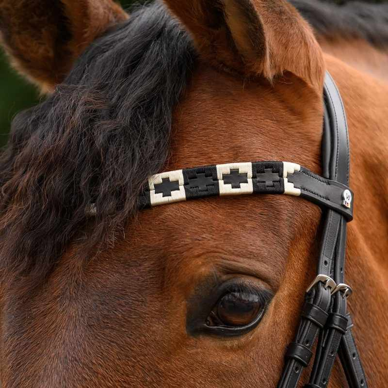 Naczółek Polo X-Line Czarny/Beżowy