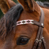 Naczółek Polo X-Line Brązowy/Różowy Naczółek Polo X-Line Brązowy/Różowy