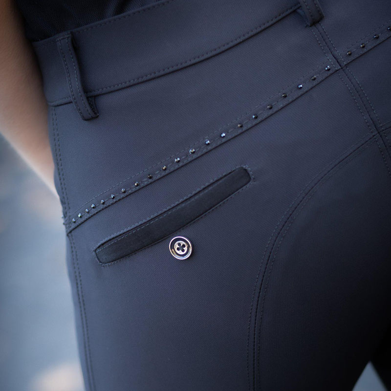 Bryczesy Safir Super-X High Knee Grip Granatowe