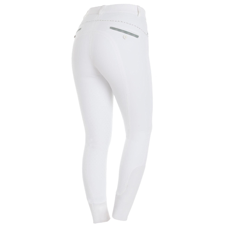 Bryczesy Safir Super-X High Knee Grip Białe