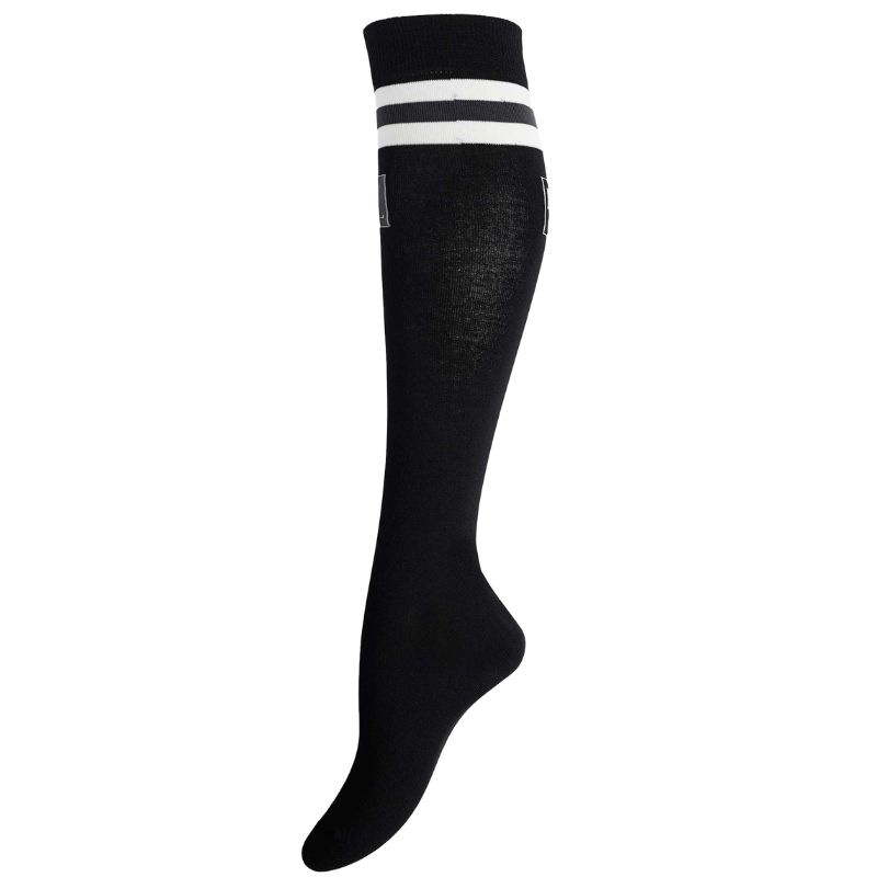Skarpetki jeździeckie Classic Unisex Coolmax Czarna