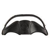 Anatomiczne ogłowie ujeżdżeniowe Comfort Fit Double z wodzami Czarne Anatomiczne ogłowie ujeżdżeniowe Comfort Fit Double z wodzami Czarne