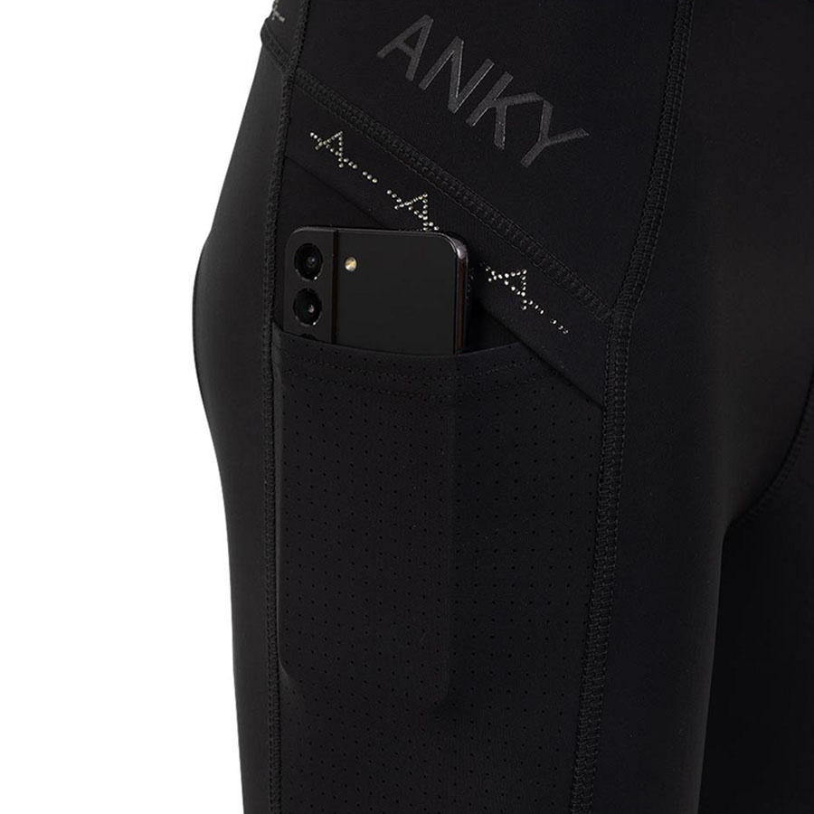 Legginsy jeździeckie Tregging Exposure Silicone Full Seat Czarne