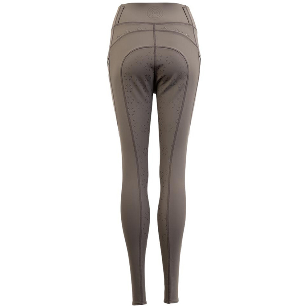 Legginsy jeździeckie Tregging Exposure Silicone Full Seat Taupe