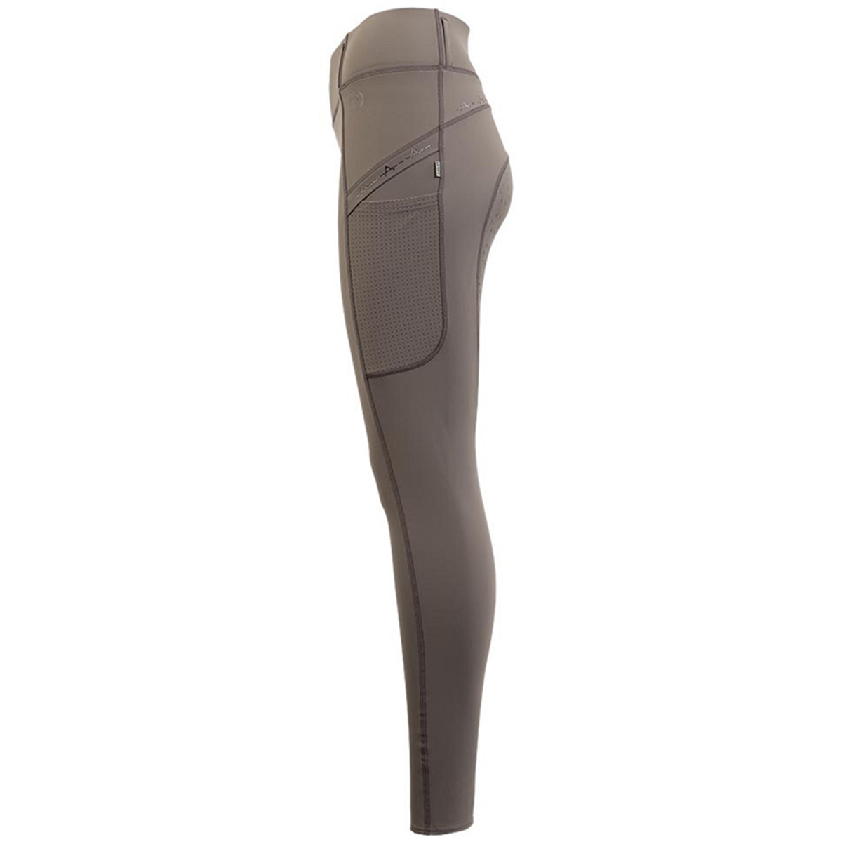 Legginsy jeździeckie Tregging Exposure Silicone Full Seat Taupe