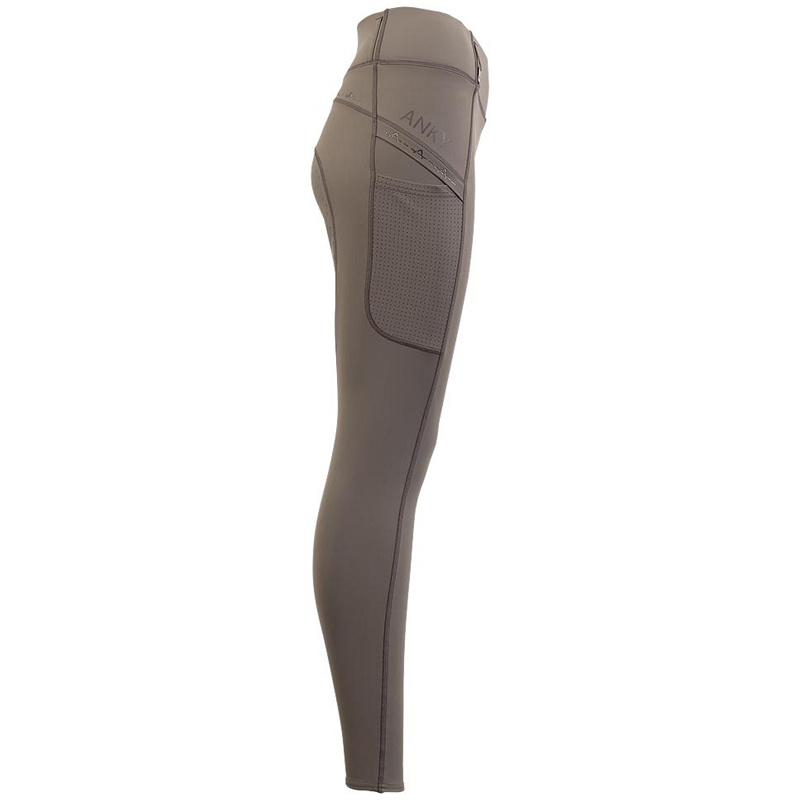 Legginsy jeździeckie Tregging Exposure Silicone Full Seat Taupe