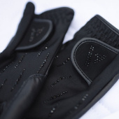 Rękawiczki jeździeckie Technical Luminous Czarne Rękawiczki jeździeckie Technical Luminous Czarne